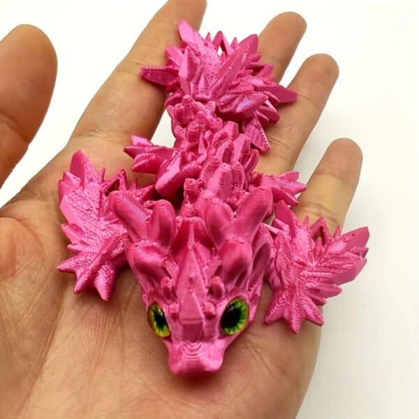 Creative 3D Printed Snowflake Dragon Toy For Kids Fun - Image 5