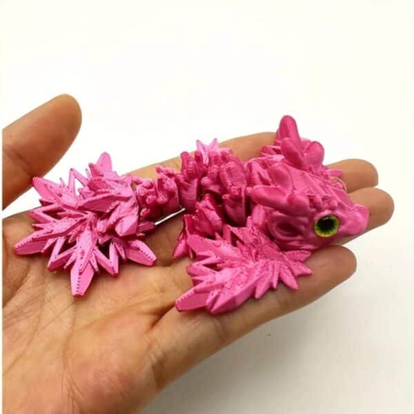Creative 3D Printed Snowflake Dragon Toy For Kids Fun - Image 6