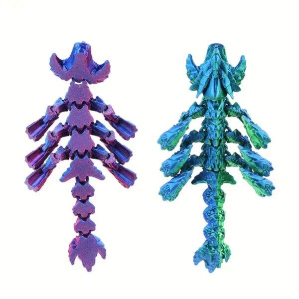 Creative 3D Printed Poly Legged Dragon Toy For Kids - Image 3