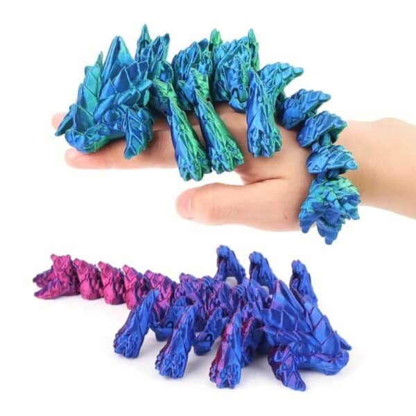 Creative 3D Printed Poly Legged Dragon Toy For Kids - Image 4