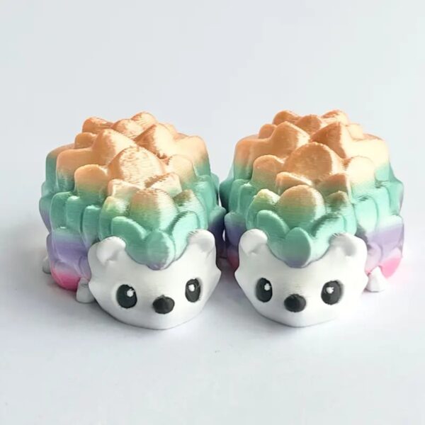 Creative 3D Printed Cute Hedgehog Model Toy For Kids - Image 2