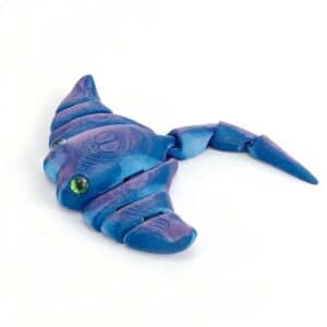 Cartoon Style Manta Ray