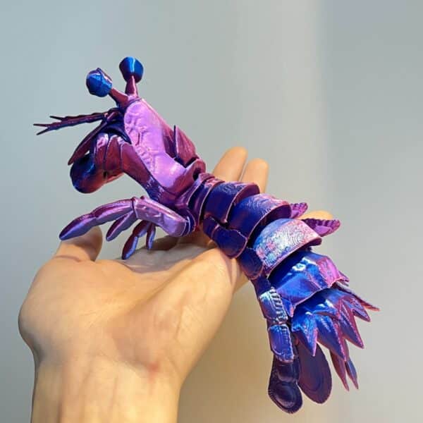 3D Printed Mantis Shrimp Movable Hand Model Gift Kids Toys - Image 2