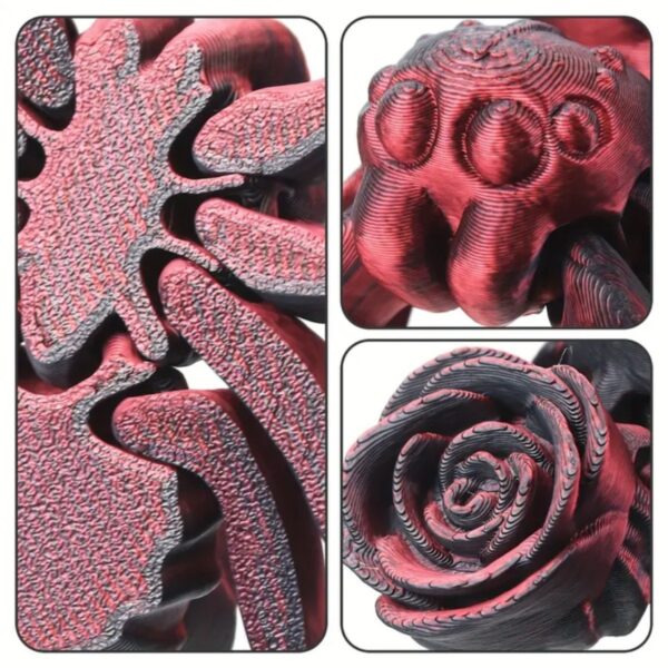 Cute 3D Printed Rose Spider Toy for Imaginative Kids - Image 2