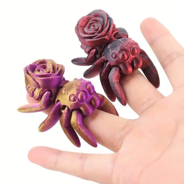 Imaginative Play with 3D Rose Spider Toy for Kids - Image 3