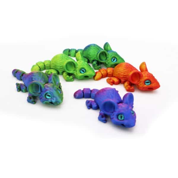 Creative 3D Printed Mouse Toy for Animal Fans - Image 3