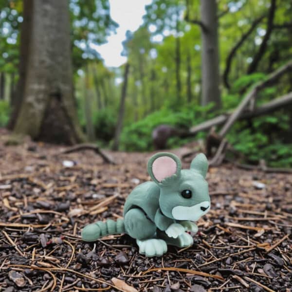 3D Printed Cute Little Mouse Toy for Animal Lovers - Image 2