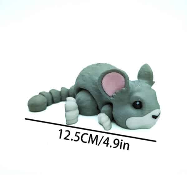 3D Printed Cute Little Mouse Toy for Animal Lovers - Image 3