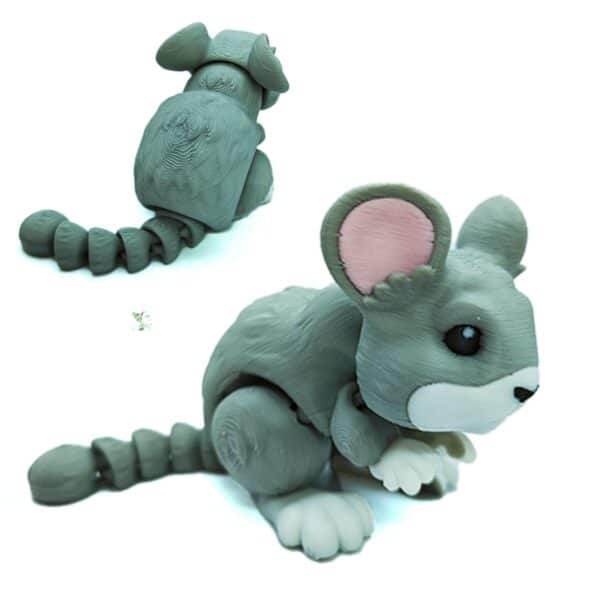 3D Printed Cute Little Mouse Toy for Animal Lovers - Image 4