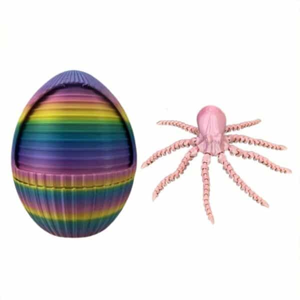 Articulated Octopus with Egg