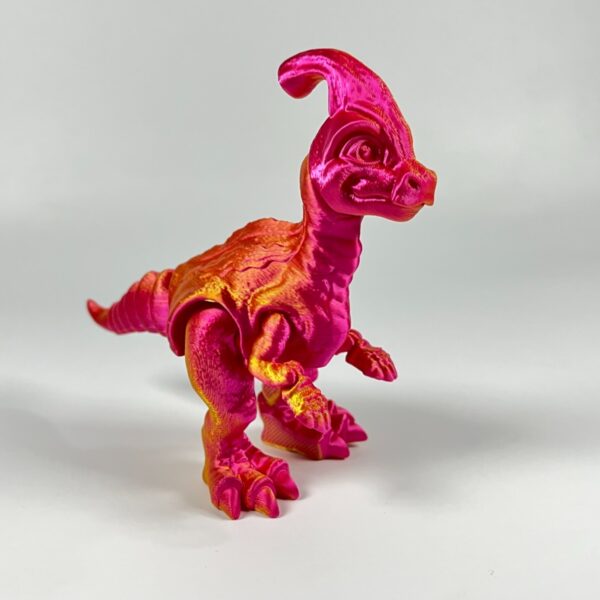 Customized 3D Printed Parasaurolophus Toy Model for Kids - Image 8