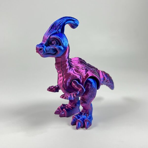 Customized 3D Printed Parasaurolophus Toy Model for Kids - Image 4