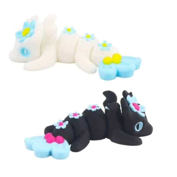 Fantasy 3D Printed Peach Shaped Dragon Toy - Image 3