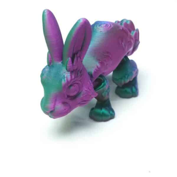 Creative 3D Printed Rabbit Movable Toy For Animal Lovers - Image 2