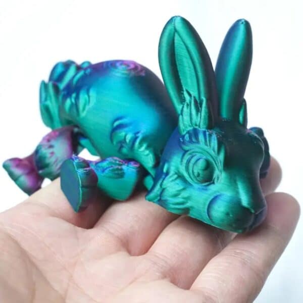 Creative 3D Printed Rabbit Movable Toy For Animal Lovers - Image 4