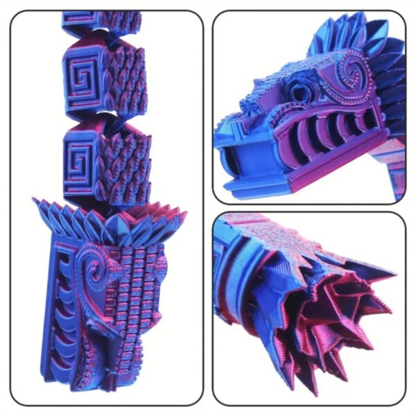 Creative 3D Printed Square Movable Dragon Toy For Kids - Image 4