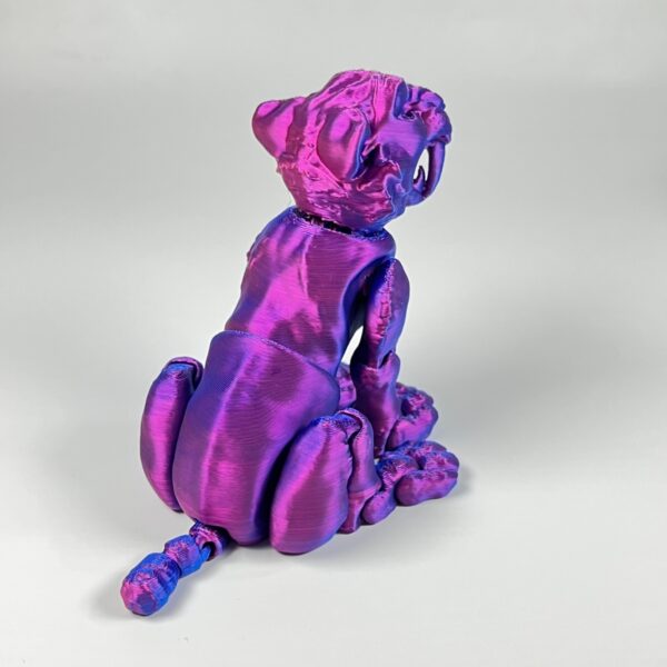 Customized 3D Printed Flexible Tiger Model Toy for Kids - Image 4