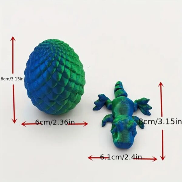 3D Printed Tyrannosaurus Rex Egg Party Gift for Kids - Image 6