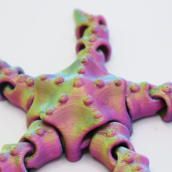 3d Printed Customizable Articulated Starfish Toy for Kids - Image 5