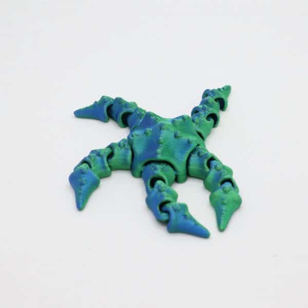 3d Printed Customizable Articulated Starfish Toy for Kids - Image 4