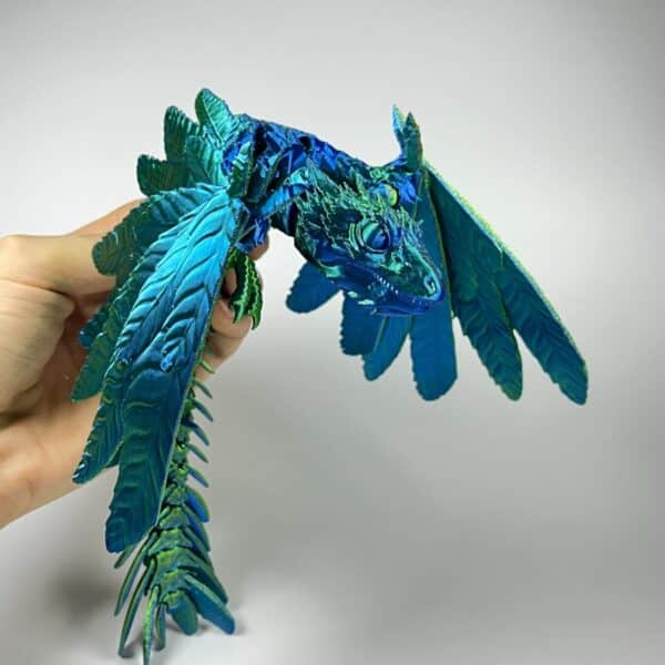 3D Printed Articulated Archaeopteryx Model Toy for Kids - Image 3