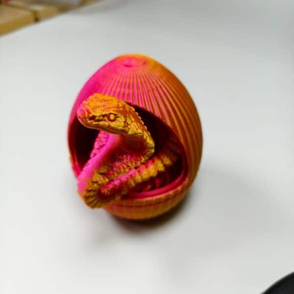 Creative 3D Printed Cobra Snake