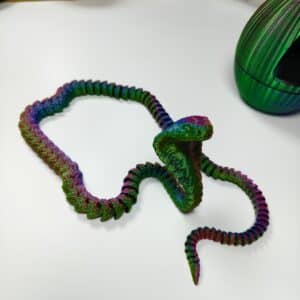Custom 3D Printed Cobra Snake