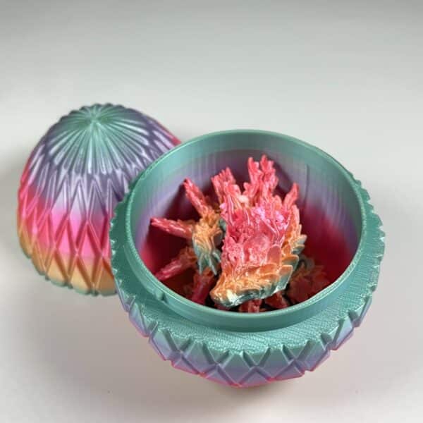 Majestic 3D Printed Dragon Egg Articulated Toy Model - Image 3