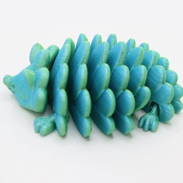 Customizable 3D Printed Articulated Hedgehog Toy for Kids - Image 2