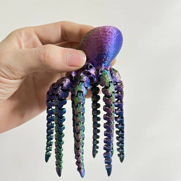 Customizable 3D Printed Articulated Octopus Toy for Children - Image 8