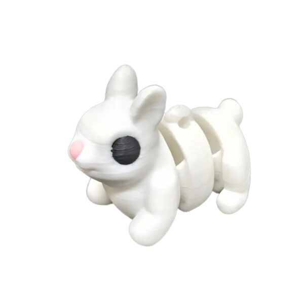 Creative 3D Printed Articulated Rabbit Model Toy For Kids - Image 3