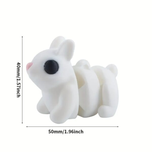 Creative 3D Printed Articulated Rabbit Model Toy For Kids - Image 4