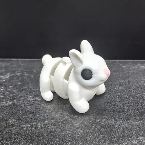 Creative 3D Printed Articulated Rabbit Model Toy For Kids - Image 6
