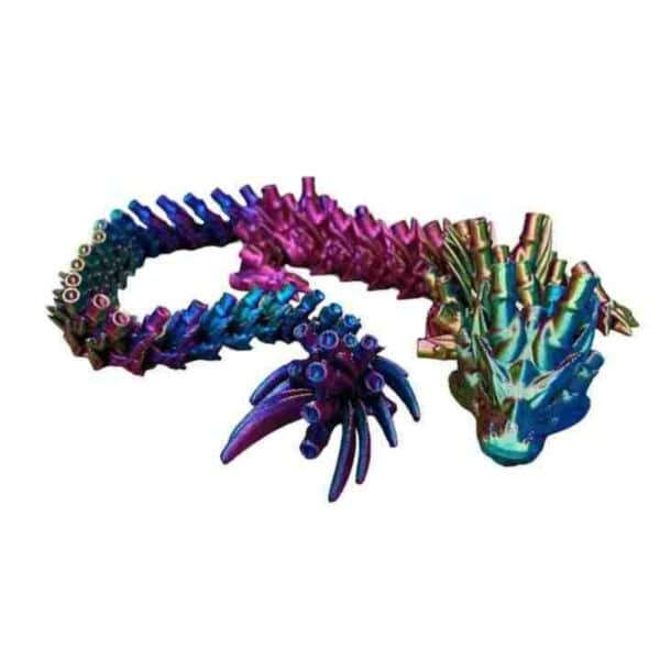 3D Printed Creative Bamboo Dragon Toy Model For Kids - Image 2