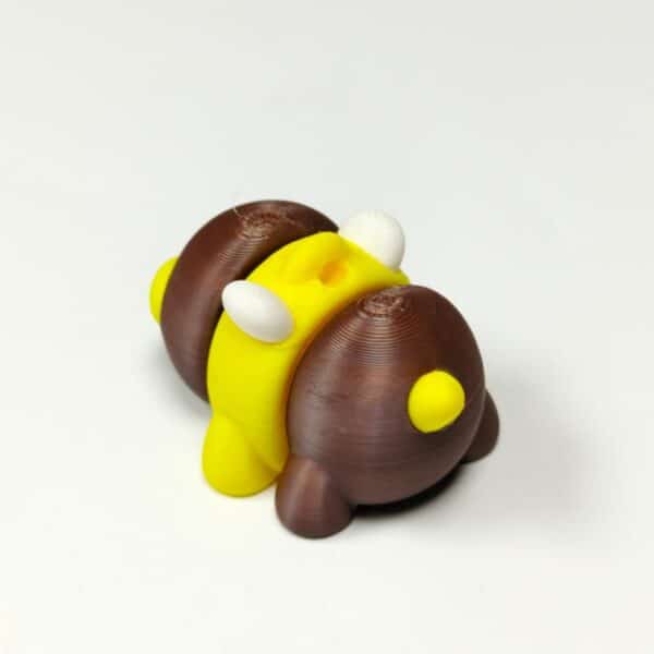 3D Printed Cute Small Bee Keychain Model Toy For Kids - Image 5