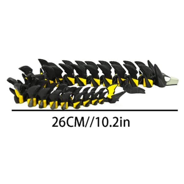 Creative Cartoon Style 3D Printed Dragon Model Toy For Kids - Image 3