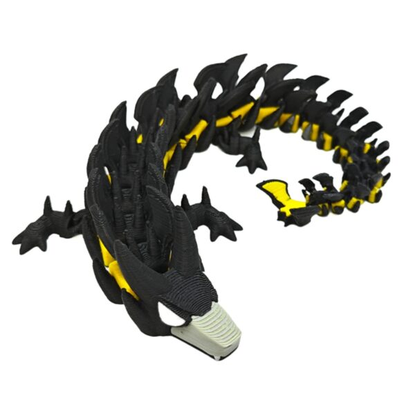 Creative Cartoon Style 3D Printed Dragon Model Toy For Kids - Image 5