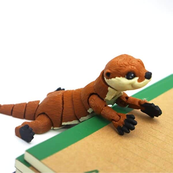 Cute Cartoon Style 3D Printed River Otter Toy - Image 5