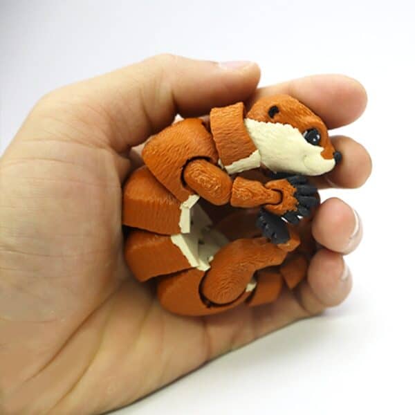 Cute Cartoon Style 3D Printed River Otter Toy - Image 6