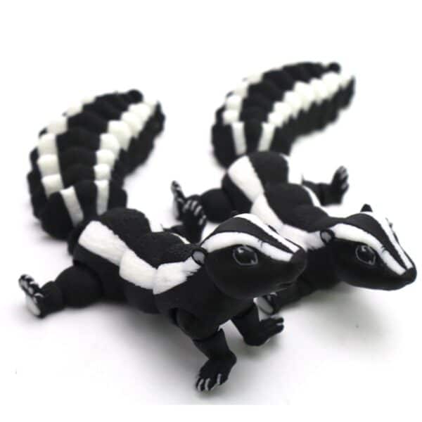 Creative Cartoon Style 3D Printed Skunk Model Toy For Kids - Image 2