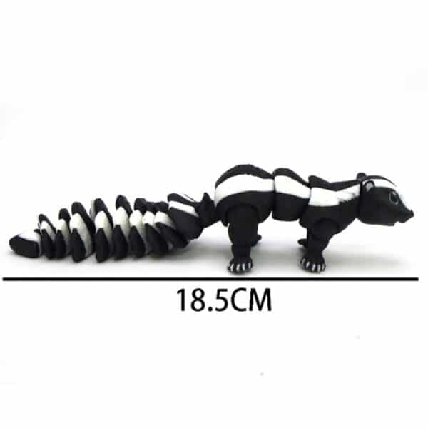 Creative Cartoon Style 3D Printed Skunk Model Toy For Kids - Image 6