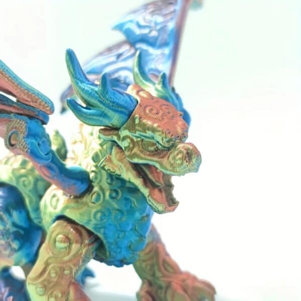 3D Printed Customizable Dragon Toy Model for Kids - Image 5