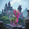 3D Printed Customized Flying Dinosaurs with Colorful Wings - Image 2
