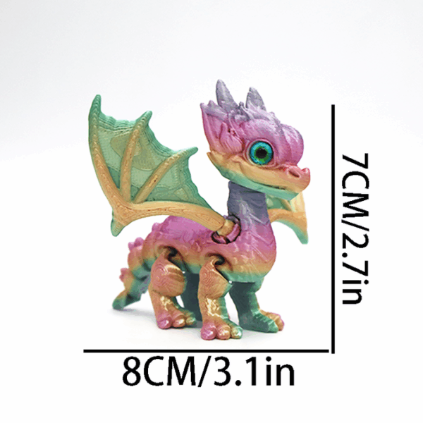 Unique 3D Printed Flying Dinosaurs with Colorful Wings - Image 6