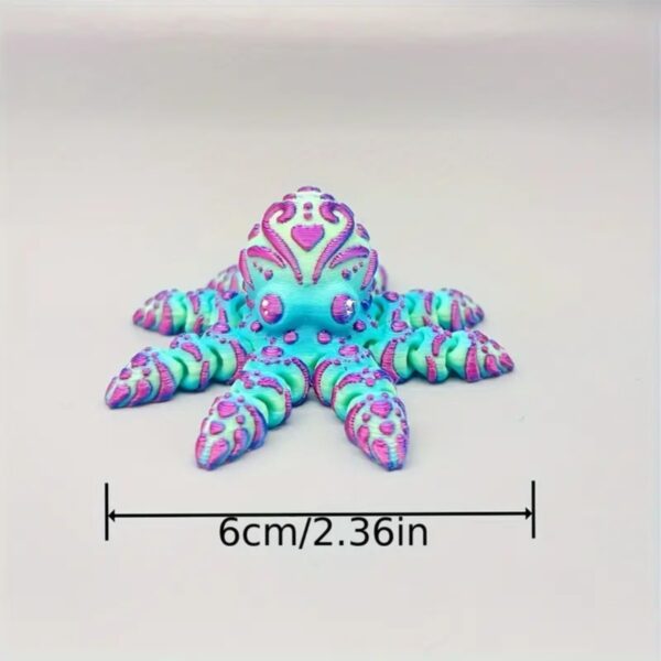 Creative Movable 3D Printed Little Octopus Toy For Kids