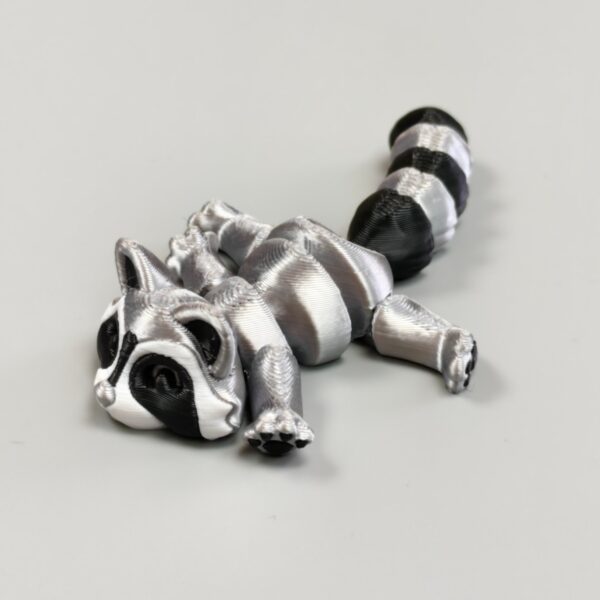 Creative 3D Printed Cute Raccoon Model Toy For Kids - Image 3