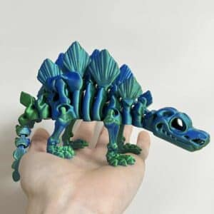 Printed stegosaurus