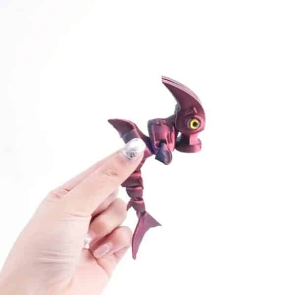 3D Printed Customized Hammer Shark Joint Movement Toy Model - Image 7