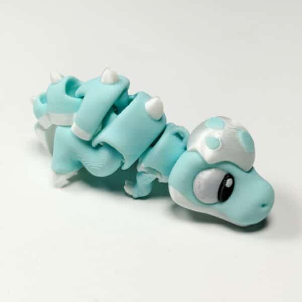 3D Printed Cute Little Baby Dinosaur Model Toy For Kids - Image 3
