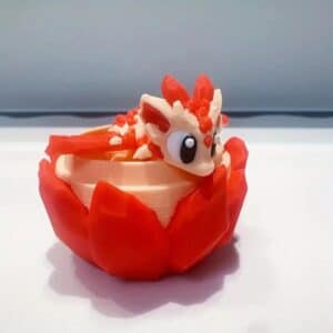 3D Printed Cute Dragon Egg